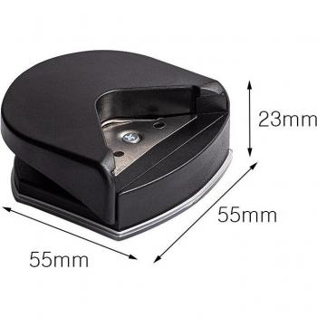 Cortador de esquina R4 para papel, herramienta de 4mm, 1 unidad