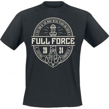 Full Force 2024 Herren T-Shirt See You At the Most Metal Place On Earth, Größe M, Schwarz