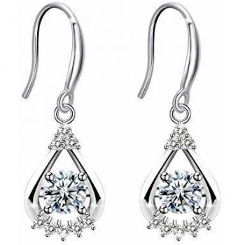 Dolci Orecchini Goccia – Argento Sterling 925 con 5A Zirconi Cubici, Regalo Mamma