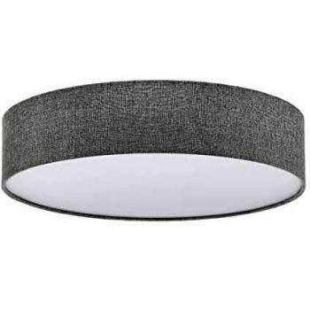EGLO Grey Pasteri Ceiling Lamp with Linen Shade 57 cm