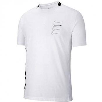 Nike Männer Kurzarm‑Shirt M Nk SS Px S in Weiß/Schwarz
