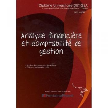 Analyse financière et comptabilité de gestion DUT GEA 1re année