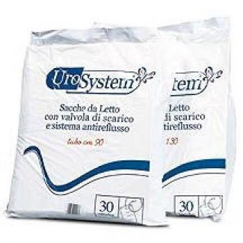 UroSystem Sacca da Letto Con Valvola di Scarico Tubo da 130 cm 30 Pezzi