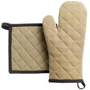 NatuurlijkWarm Set – Eco-Keukenhandschoenen en Ovenwanten