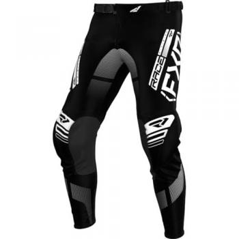 Pantalon de motocross FXR Podium 2025 Noir Blanc Taille 38