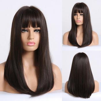EASIHAIR Natürliche Haarperücke mit Pony