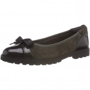 Tamaris Damen 22100-21 geschlossene Ballerinas Grau Größe 39 EU