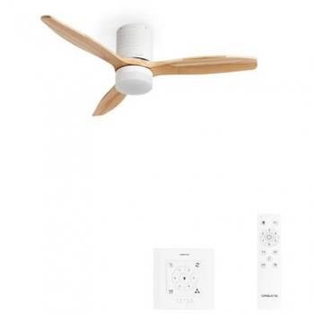 Ventilador Techo Create WindCalm 40W Ø132 cm en Madera Natural