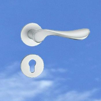 Minimalist Modern Aluminum Door Lock with Solid Handle