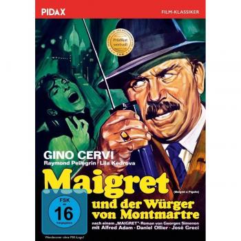 Maigret und der Würger von Montmartre (Maigret a Pigalle) / Packende und mit dem Prädikat WERTVOLL ausgezeichnete Maigret-Verfilmung mit Gino Cervi (Pidax Film-Klassiker)