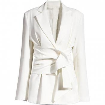 EAM Women's Loose Fit Spring Blazer