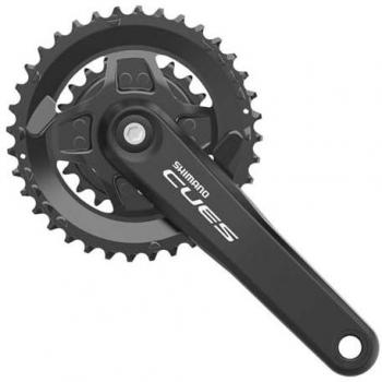 Shimano CUES Double Crankset FC-U4000-2 40/26T 9/10/11V Noir Unisex