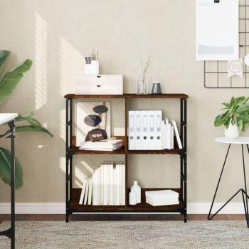 Maison Du'Monde Libro “Rovere” 78,5 cm x 33 cm x 82 cm – Legno Brunso