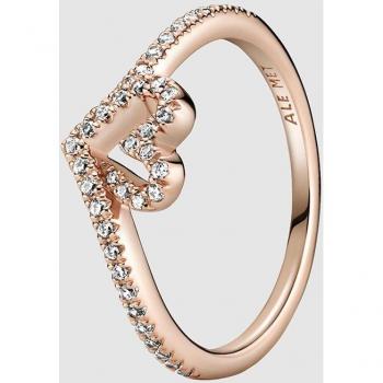 Anillo Pandora Corazón Espumoso Brillante con Circonitas Cúbicas