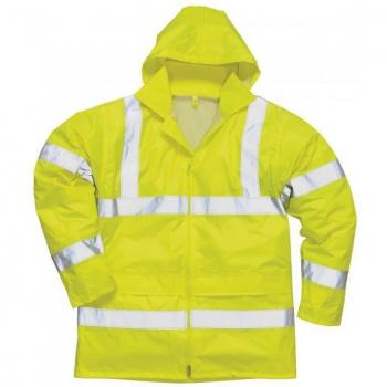 Chaqueta Hi-Vis de lluvia Portwest (H440) / Ropa de seguridad / Ropa de trabajo (paquete de 2)