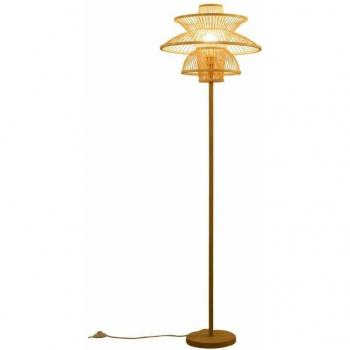 Bambus‑Polyester-Stehlampe Dkd Home Decor – 1,68 m Höhe