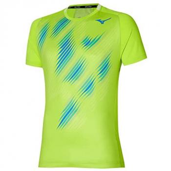 T‑shirt Mizuno 62GAA003-32, Vert – Shadow Graphic
