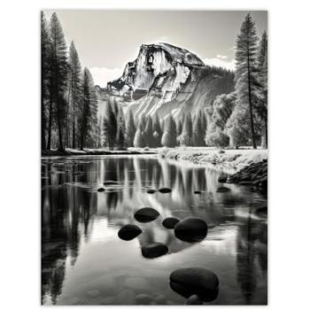 Monumental Half Dome Yosemite XL Photo Wall Decor (24x32)