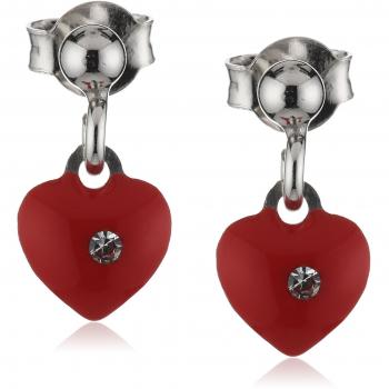 Scout Jugendliche Ohrhänger 925 Silber Emaille
