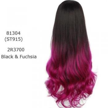 Peluca de Pelo Sintético Largo y Ondulado para Mujer
