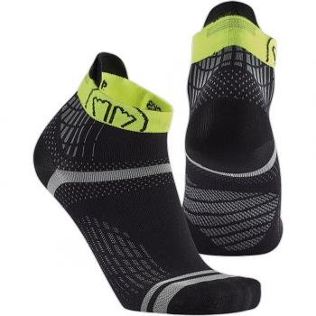Chaussettes Sidas Run Feel (Noir/Jaune)