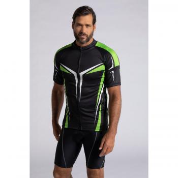 JP1880 Plus Size Quickdry Jersey Bike Jacket for Men, Green, XL, Polyester