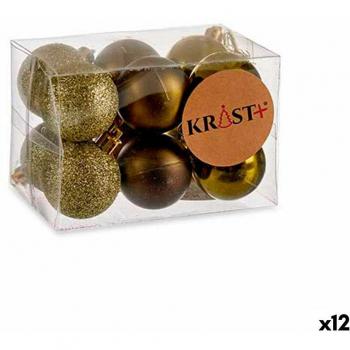 Set di Decorazioni per Albero di Natale Verdi 4 x 5 x 4 cm (12 Unit)