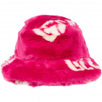 GCDS Female Monogram Hat Pink ONE SIZE