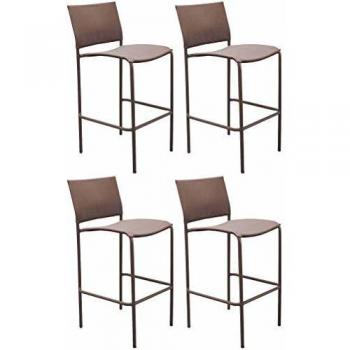 Proloisirs Chaise de Bar en Acier et Toile Globe