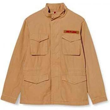 Abrigo Hombre Hackett London Hkt 4 Pkt Velo, Marrón, L
