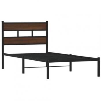 Cadre de lit 90x200 cm (sans matelas) avec tête de lit – Vidaxl