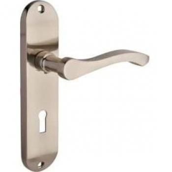 Capri Curved Lever Key Lock Door Handle