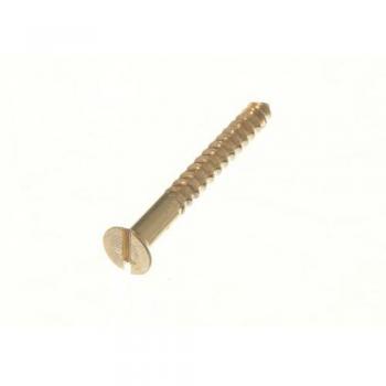 Pack of 2000 No. 4 x 1 Inch Slotted Brass Screws