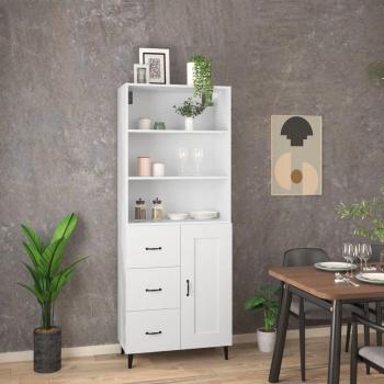 VidaXL White High Cabinet