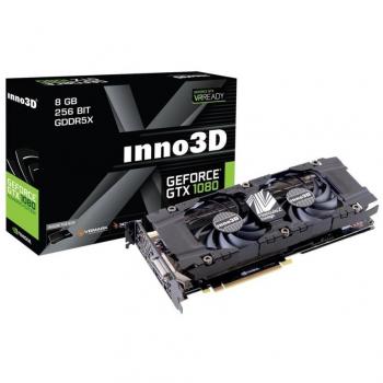 NVIDIA GeForce GTX 1080 Inno3D TwinX2 – Farbe Schwarz, Code N1080‑1SDN‑P6DN