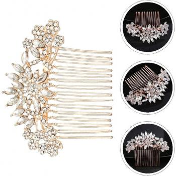 Bruids Haar Accessoire Kam (Roze Goud)