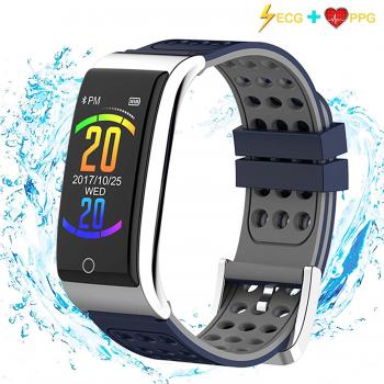 ISWIM Pulsera Fitness Inteligente ECG&PPG Pantalla a Color IP67