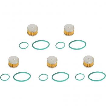 5pcs TOMASETTO AT07 AT09 CNG LPG Filter Kit + O-Ring Seal