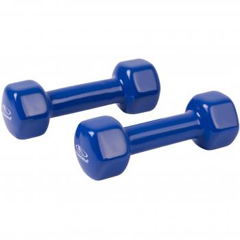 HUDORA Krafttraining‑Set: 2 × 2 kg Hanteln, Vinyl‑Oberfläche