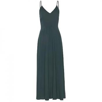 LASCANA Sommerkleid aus Viskose in Dunkelgrün