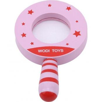 Jouet en bois avec loupe pour l'exploration des bébés
