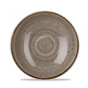 Churchill Stonecast Peppercorn Grey Round Coupe Bowl 220 mm