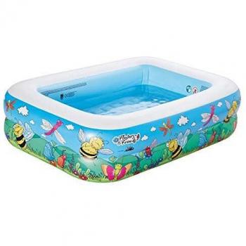 Zufriedene Menschen 77739 Farbiger Pool „Blumen & Freunde“