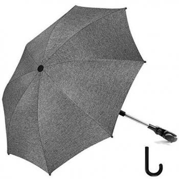 Parasol Bébé RIOGOO – Protection Solaire Universelle 50+ – Gris – Poignée Parapluie