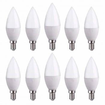 E14 C37 LED Bougie 4,5 W Lumière Douce