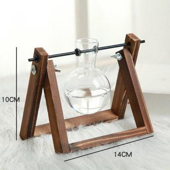 Vase décoratif en verre pour plantes hydroponiques