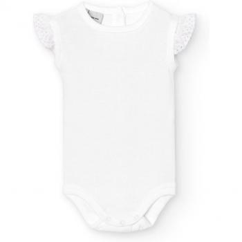 Bodys de algodón 100% con puntilla Babidu