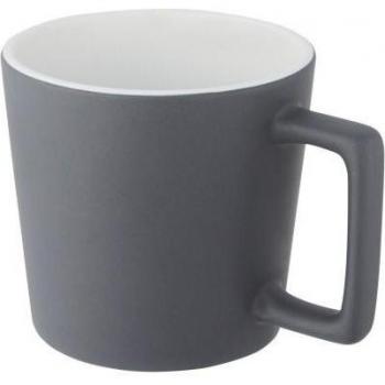 Verre à Café Cali 370ml en Céramique Gris/Blanc