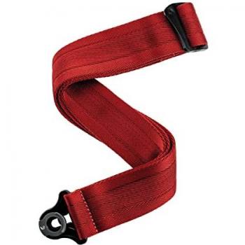 D'Addario Auto-Lock Guitar Strap, 50BAL11 Blood Red