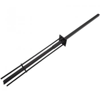 Support de poteau en aluminium pour brise-vue